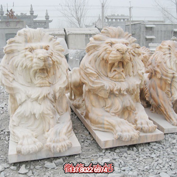 仿真獅子雕塑，為公園、動物園帶來活力