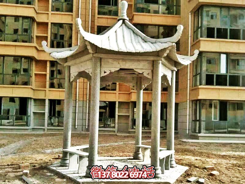 仿古建筑涼亭，為小區(qū)、公園、草坪提供休息雕塑美化