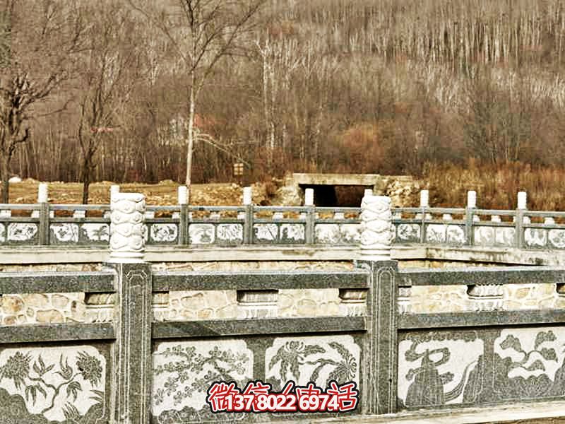 山區河道芝麻灰防護欄桿