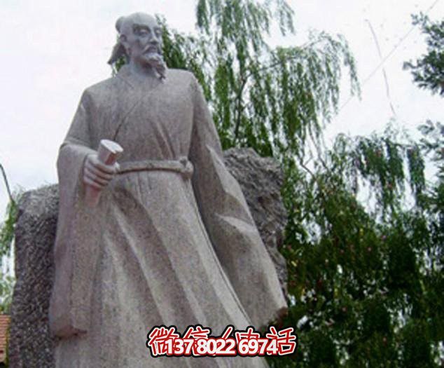 景區(qū)戶外擺放大理石詩(shī)仙古代名人李白雕塑