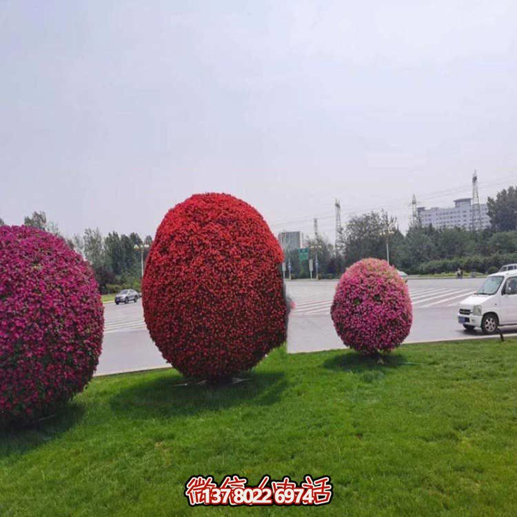 公園花架景觀植物鐵藝立體花球